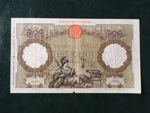 Banconota lire 100 roma - banconota,