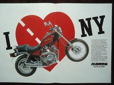 MOTO MORINI NEW YORK 501 depliant prospetto brochure 199?