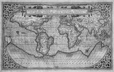 B&W ENORME storica MAPPA DEL