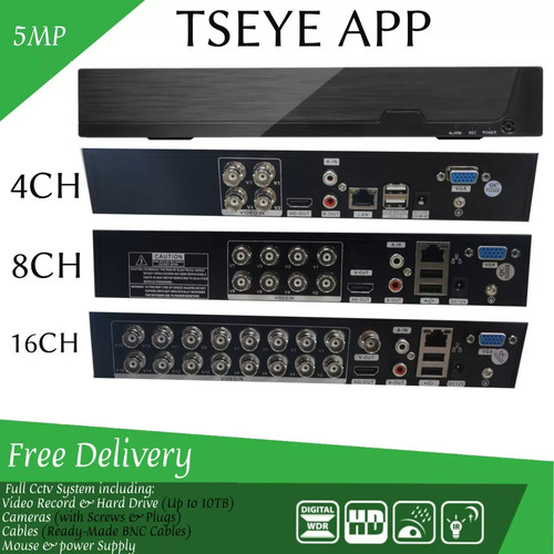 Videoregistratore 5mp 8mp cctv - videoregistratore,