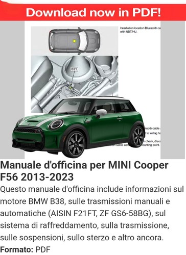 Manuale officina per - d'officina, mini