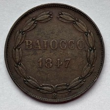 1 Baiocco 1847 ROMA Vaticano