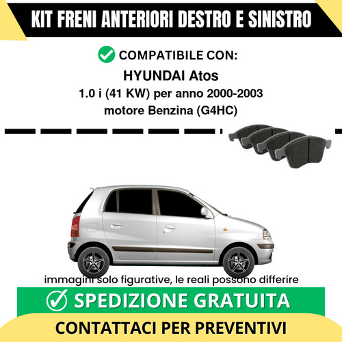 Pastiglie freno anteriori per - pastiglie,