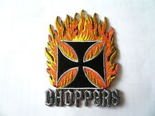 Choppers croce di ferro toppa toppa stiratrice biker iron cross old school