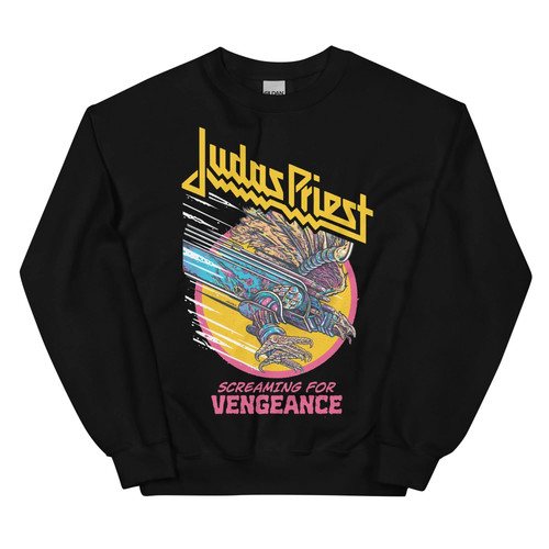 Felpa girocollo judas priest - girocollo,