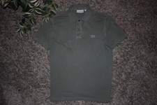 Polo Lacoste verde oliva in