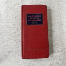 Calendario Atlante De Agostini 1962