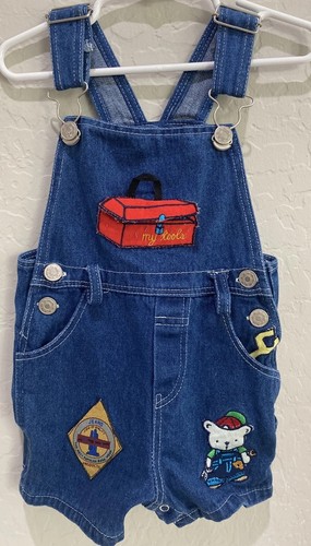 Salopette pantaloncino denim