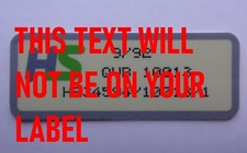 Etichetta pompa servosterzo