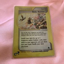 Relic Hunter 120/144 - Skyridge Reverse Holo - Pokemon Trainer Card - ENG EX
