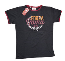 AS ROMA Maglietta T-Shirt Nuova Con Etichetta REGALO NATALE Taglia XS
