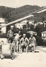  B1 - Foto Photo Fotografia Anni 60 - Gruppo Lavori Muratura Muratori