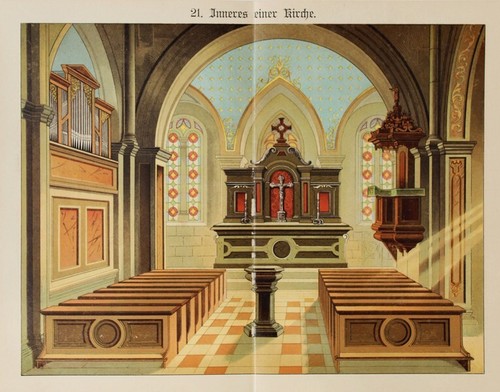Chiesa altare fonte