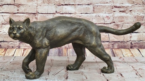 Bronzo statua gatto feline - bronzo,