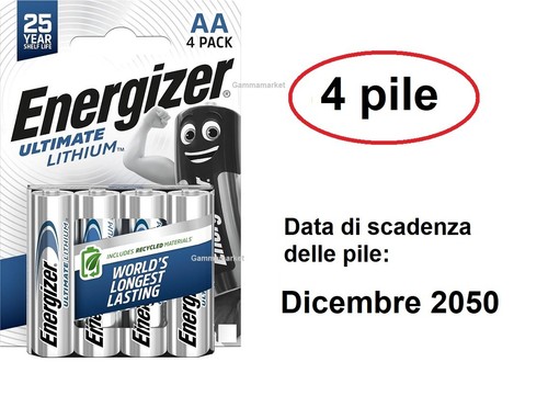 Batterie stilo litio - batterie, aa