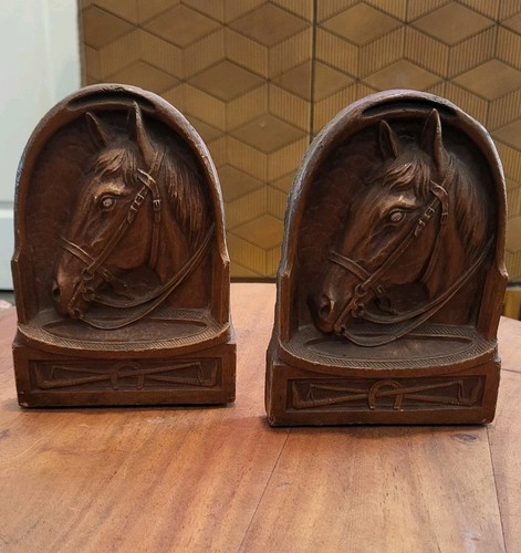 Fermalibri vintage cavallo