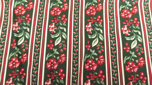 Tessuto cotone rosso verde - tessuto,