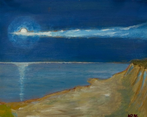 Gouache spiaggia costa con - spiaggia,