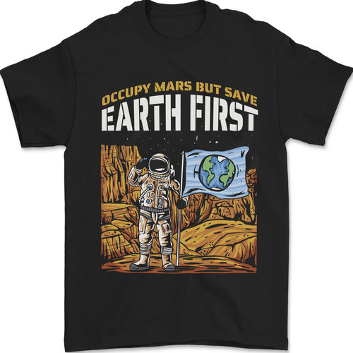 Shirt uomo earth first - earth,