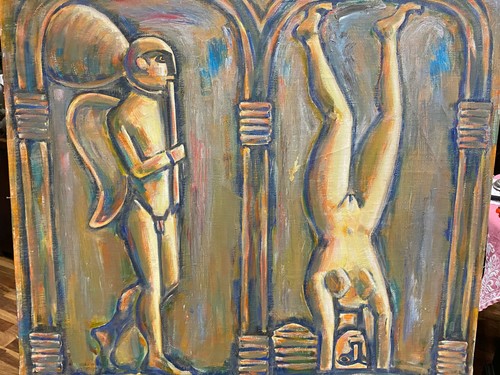 Dipinto olio quadro - , e