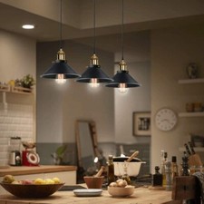 Lampade da soffitto in stile vintage industriale colore nero