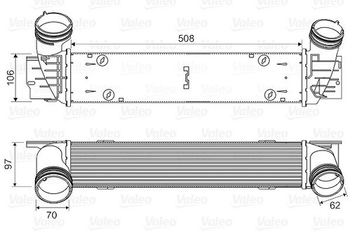 Intercooler valeo per bmw - intercooler,
