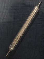 Glass Contenitore Provetta  MARCHISIO Torino  VETRO Laboratorio Chimica Farmacia