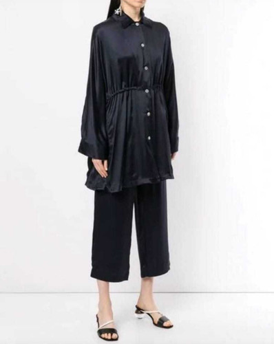 Cappotto seta con coulisse - di,
