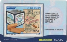 2010 TESSERA FILATELICA UNIF. n. 702 - BISCOTTI GENTILINI MF63963