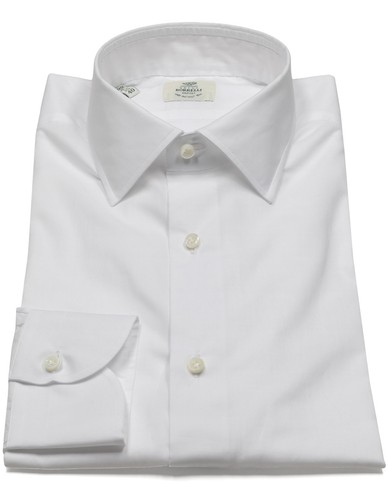 Camicia luigi borrelli bianca - camicia,