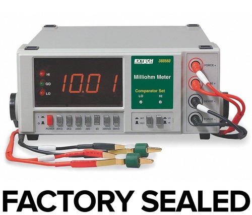Extech 380560 milliohm meter - extech,