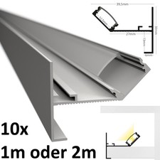 10x LED profilo parete barra