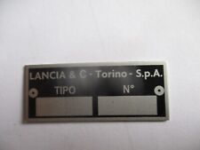 Targa targa cambio blu scuro Lancia Fulvia Flavia Aurelia flaminia S101