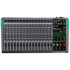 Depusheng MG16 - Mixer audio 16 canali console DJ USB con 48V Phantom UK