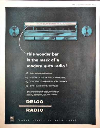Autoradio moderna delco wonder - autoradio,