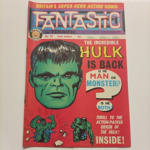 Fantastic odhams uk 1968 - fantastic,