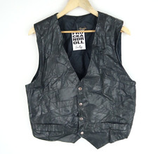 Gilet gilet uomo pelle nero