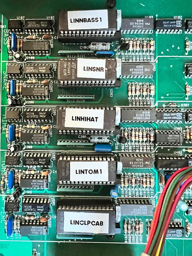 Linndrum eprom per - linndrum, lm-2