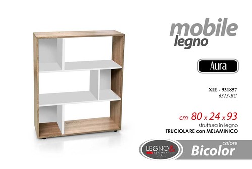 Mobile libreria bassa scaffale - mobile,