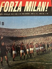 Rivista FORZA MILAN : N. 4 Aprile 1972  . Polemica Rivera - Arbitri .