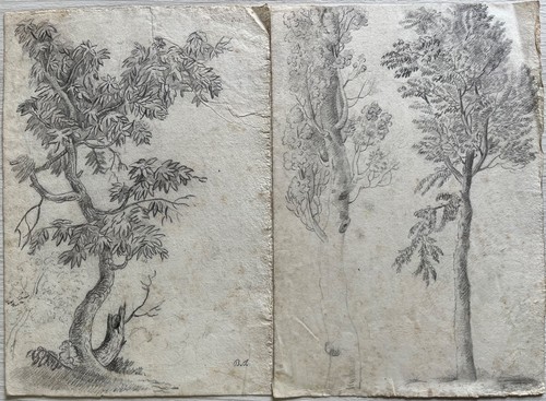 Coppia disegni antichi - di,