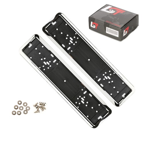 Supporto targa acciaio - 2x,
