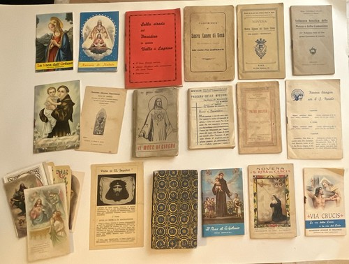 Lotto santini libretti - e,
