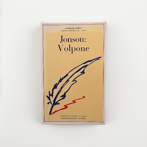 Jonson volpone a casebook - volpone,,