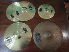 Set piatti batteria MEINL charleston, crash e splash + crash UFIP Natural Series