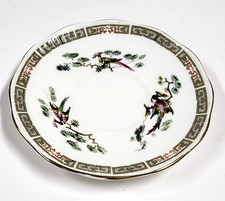 Vintage Elizabethan Porcellana Cinese Piattino 5 " Uccelli & Rami Motivo BD160