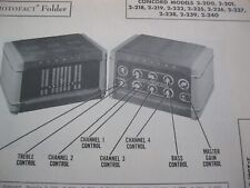 CONCORD 2-200, 2-201, 2-218