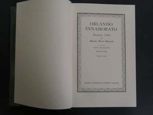 Boiardo orlando innamorato - boiardo., innamorato.