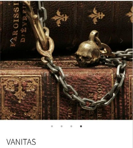 Collana vanitas teschio - collana,