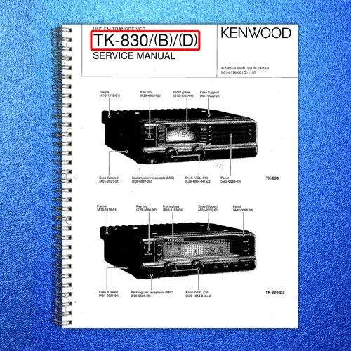 Kenwood 830 uhf fm - tk-830,
